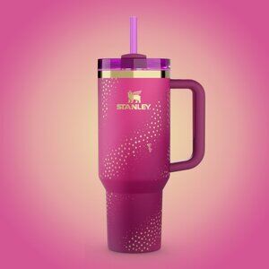 NEW Ltd Ed Barbie x Stanley 70s Superstar Quencher 40oz | Keep Drinks Cold/ Hot